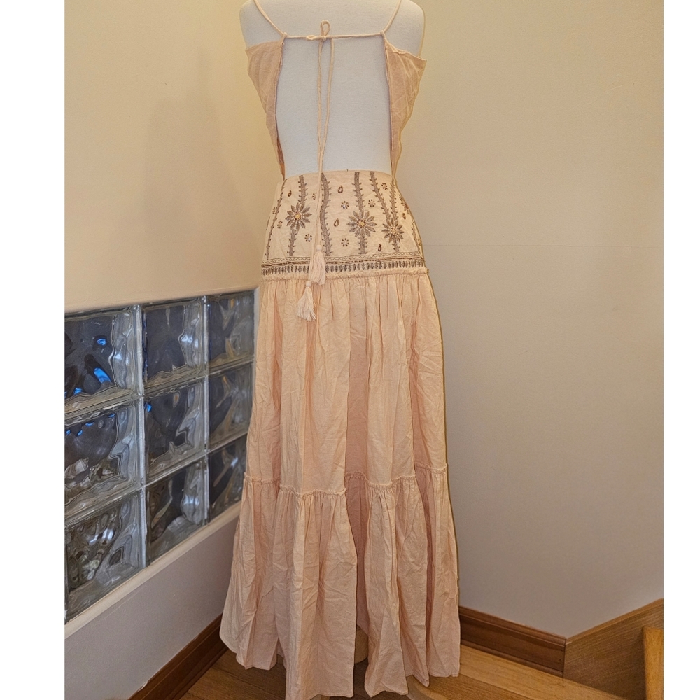 FREE PEOPLE Crystal Cove Set / Linen Size M - Picture 6 of 10